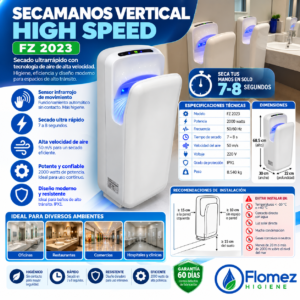 Secamanos Vertical High Speed