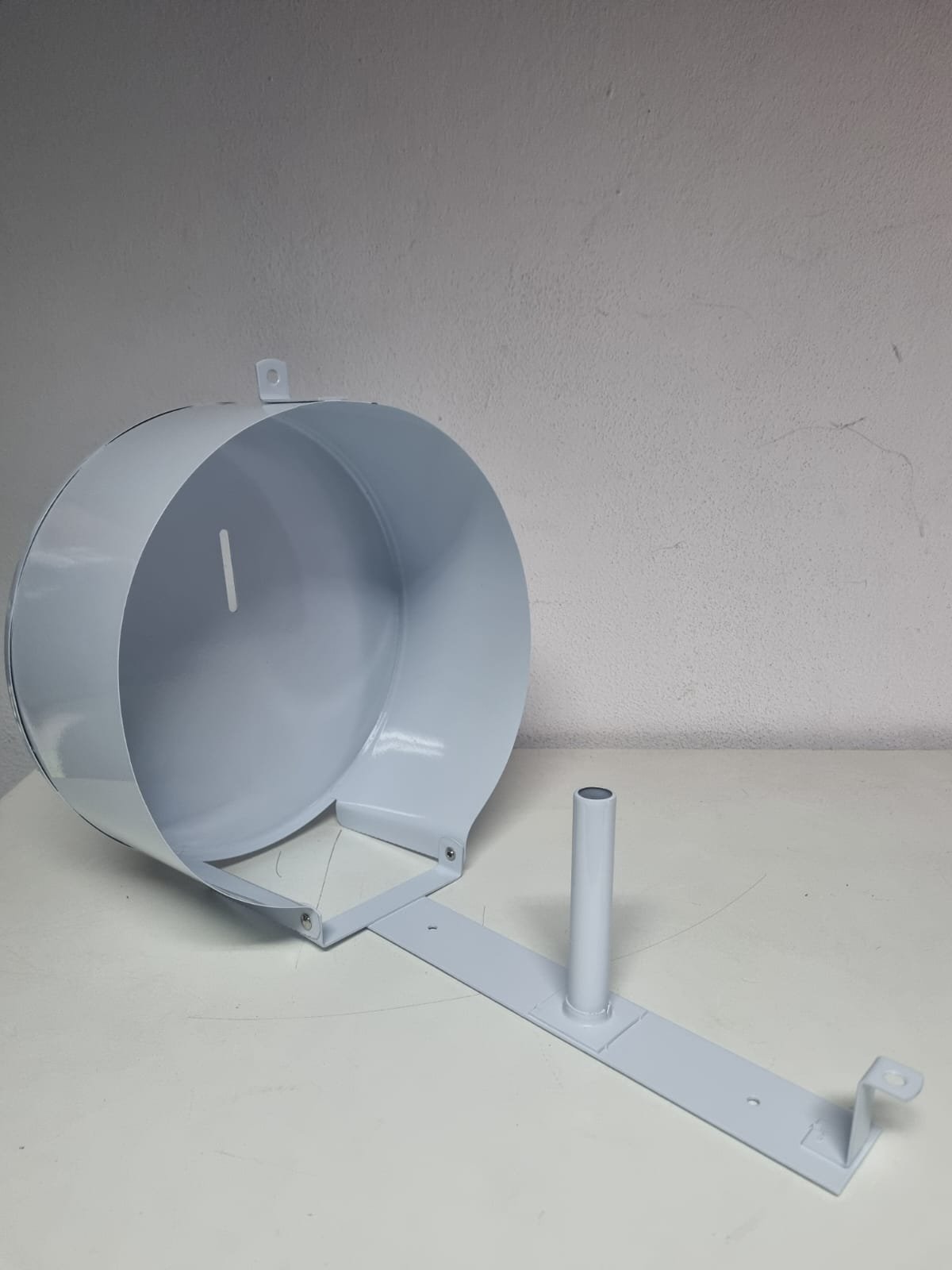 Dispenser Higienico Esmaltado Blanco C/ Porta Candado / Allen - Imagen 3