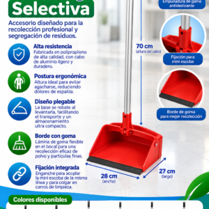 Palita Plegable Selectiva BRA P/ Polvo