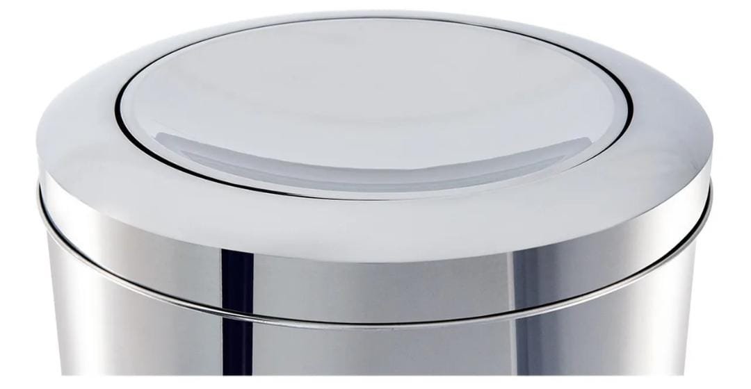 Basurero Inox Tapa Basculante Bri - Imagen 3