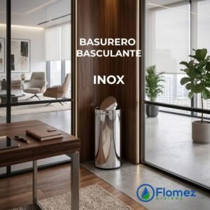Basurero Inox Basculante Bri
