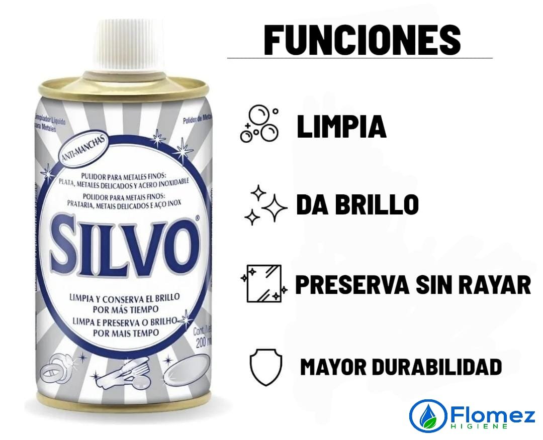 Limpia Metal Silvo 200 mL - Imagen 2