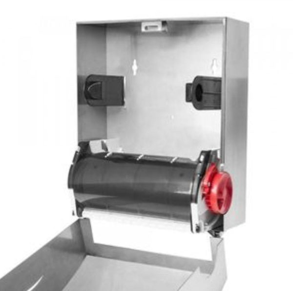 Dispenser Papel Toalla en Rollo Inox - Imagen 2