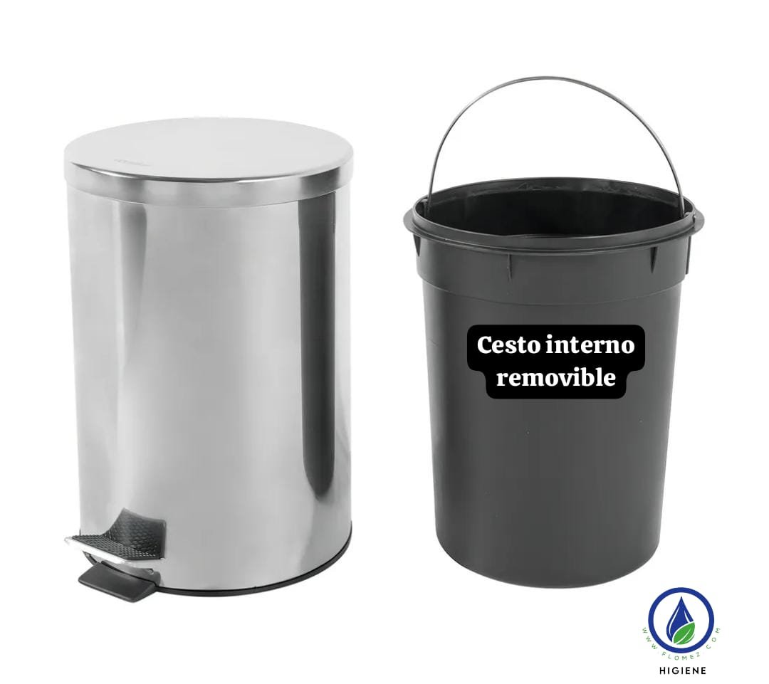 Basurero Inox Pedal Mkt Vonder/Mor (45 x 29 ), 20 L - Imagen 4