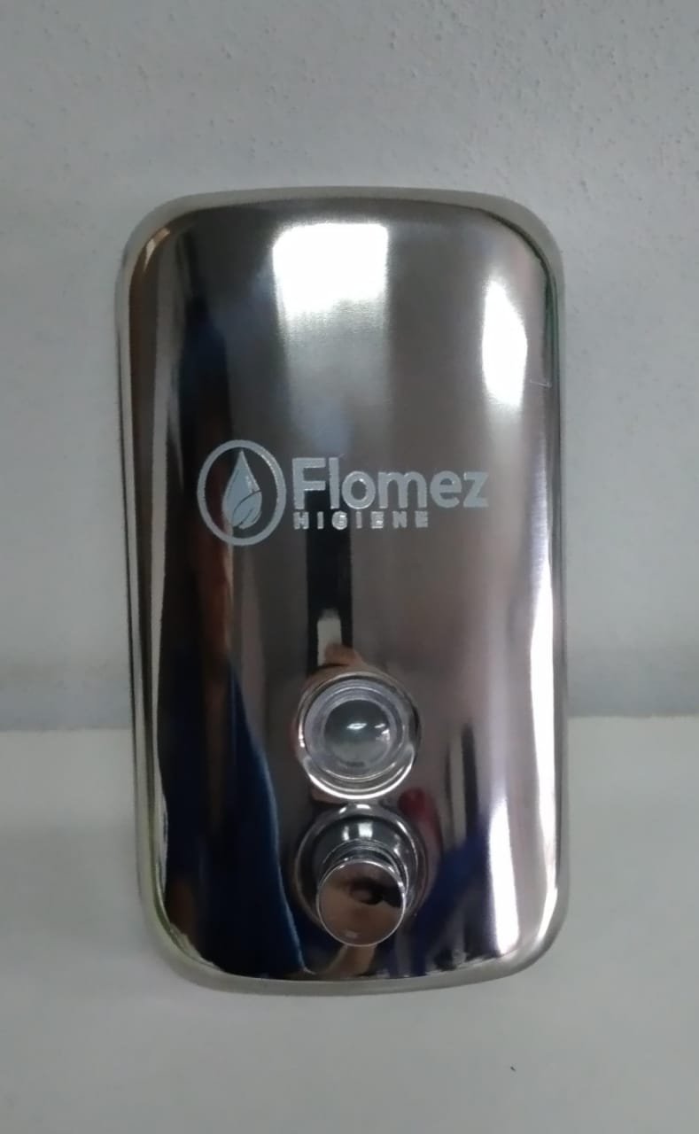 Dispenser JL Acero Inox 800 mL c/ Visor - Imagen 3