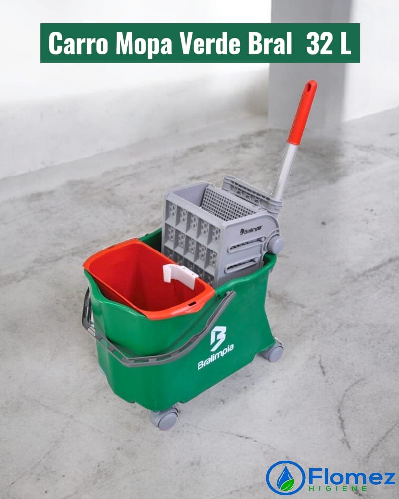 Kit Carro Mopa Verde Bral 32 L - Imagen 2