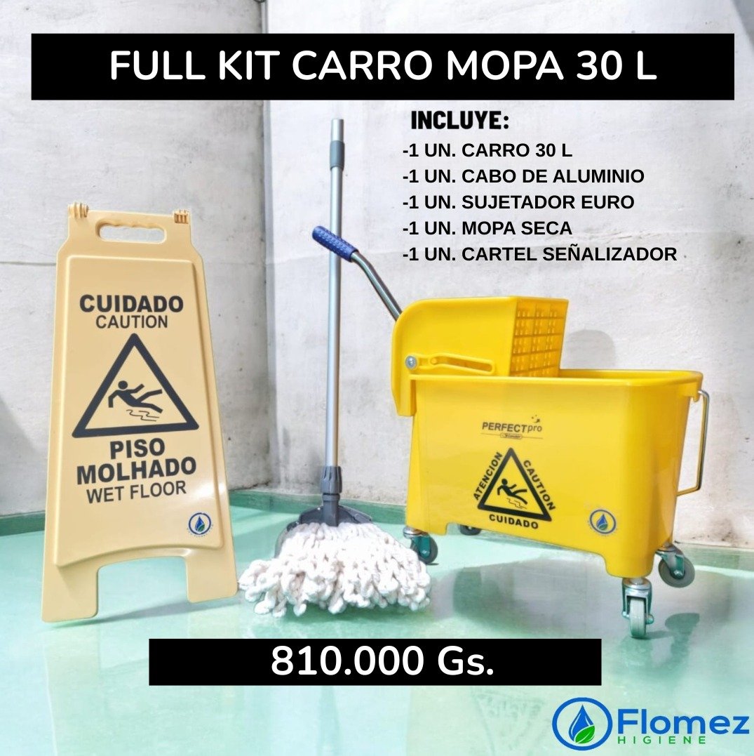 FULL KIT CARRO MOPA 30 L