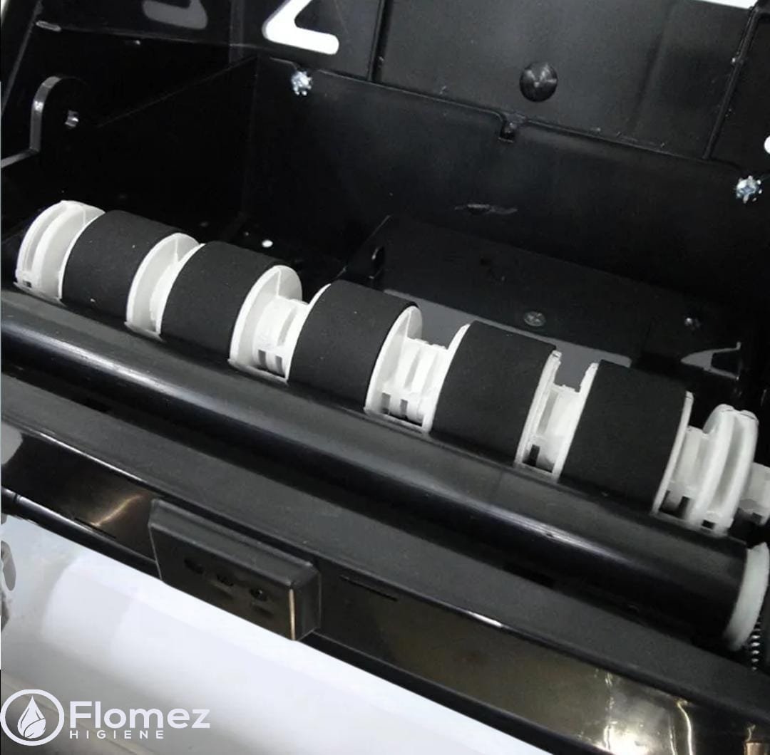 Dispenser Automatico Toalla en Rollo Blanco - Imagen 3