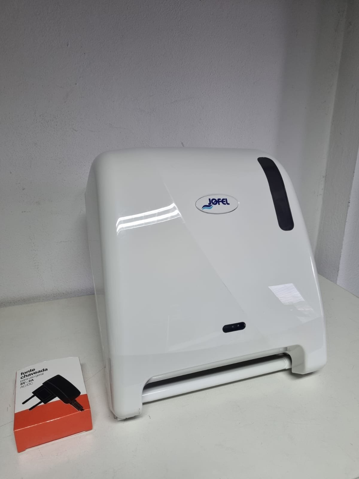 Dispenser Automatico Toalla en Rollo Blanco - Imagen 5