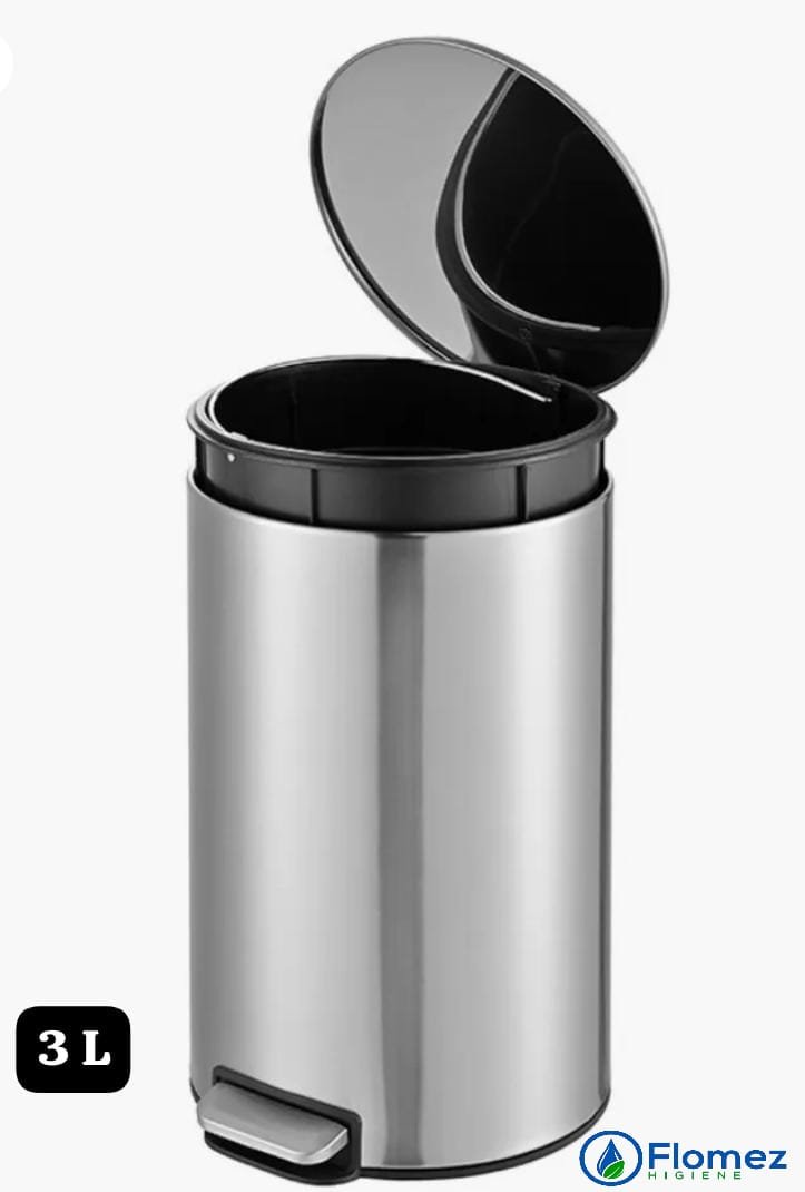 Basurero Basculante Inox Market 3 L - Imagen 3