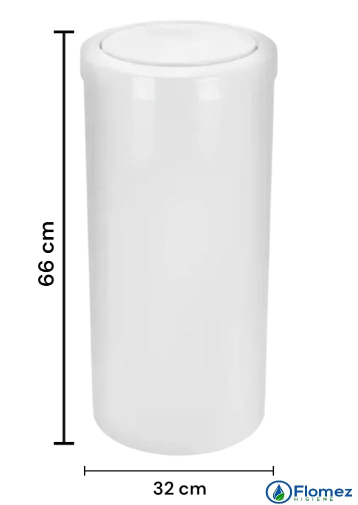 Basurero Plastico Esfera Basculante (66x32 cm) 50 L - Imagen 6