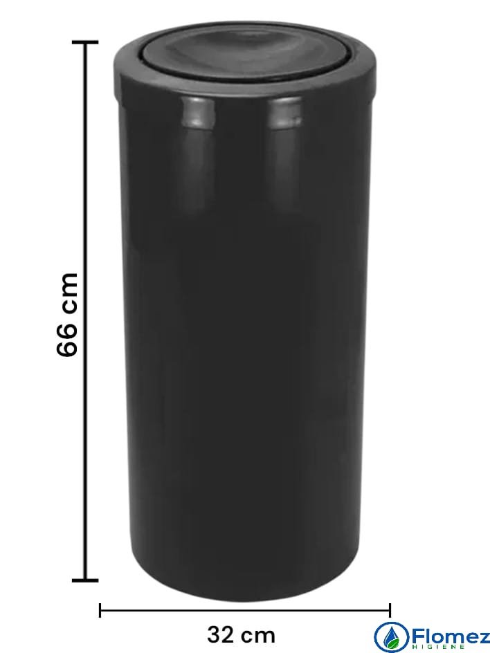 Basurero Plastico Esfera Basculante (66x32 cm) 50 L - Imagen 5