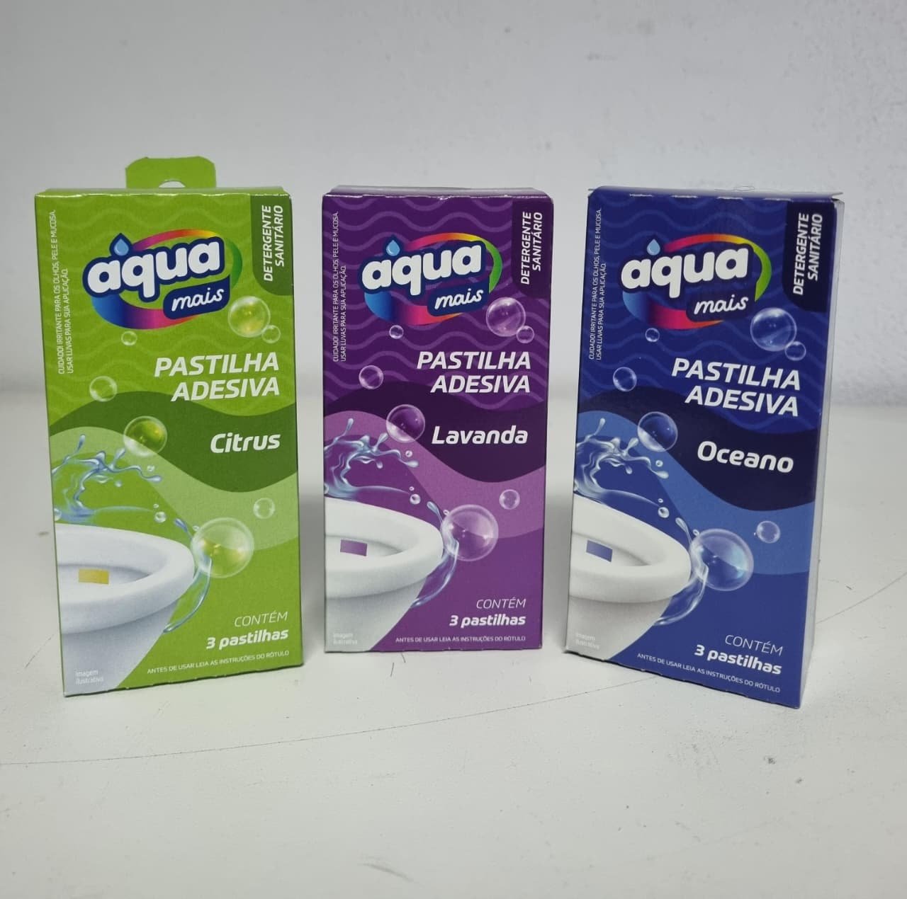 Pastilla adhesiva aqua x3 u - Imagen 2
