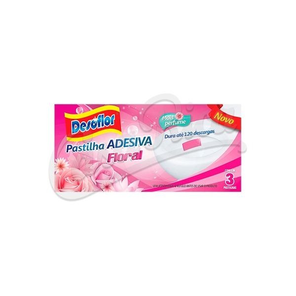 Pastilla adhesiva para inodoro desoflor x3 - Imagen 2