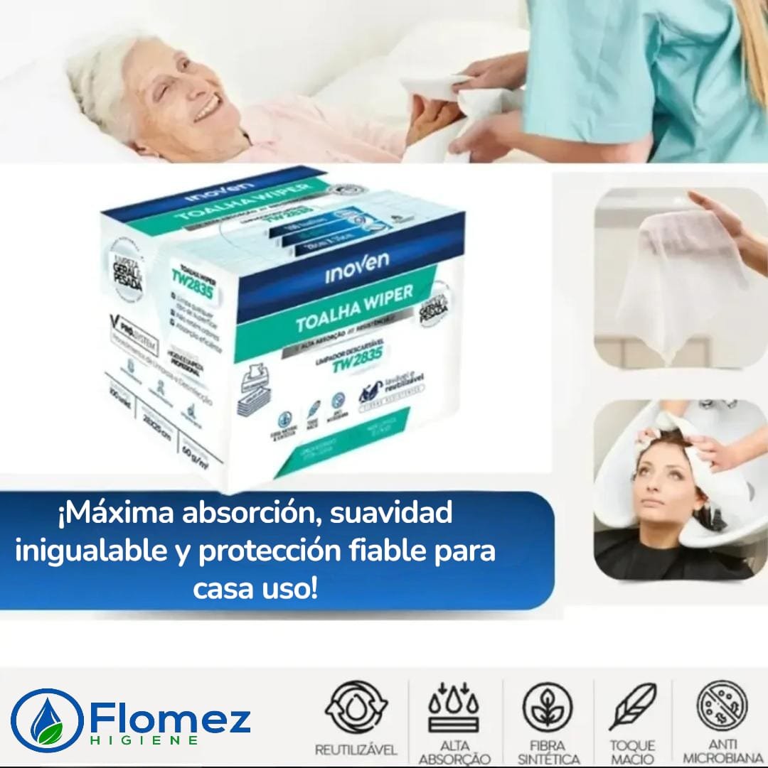 Toallas Wiper Inoven (28x35 /cm) TW 2835 x100 u