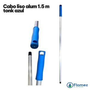 Cabo liso alum 1.5 m x 22 mm mango azul Tonk