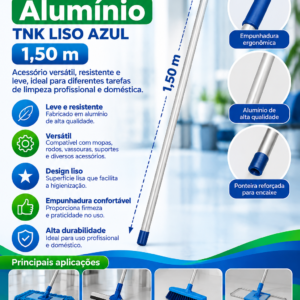 Cabo aluminio 1.5m Azul TNK