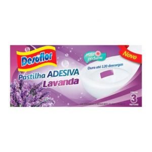 Pastilla adhesiva para inodoro desoflor x3