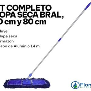Kit mopa seca Bral 60 y 80 cm