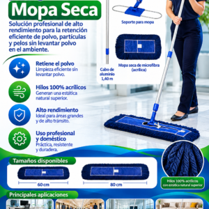Kit mopa seca Bral 60 y 80 cm