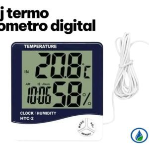 Reloj termo higrometro digital