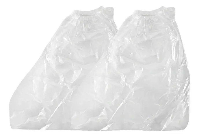 CUBRE CALZADO POLIETILENO c/ ELASTICO TRANSPARENTE/ BLANCO. - Imagen 4