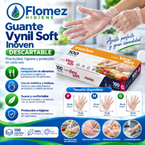 Guante Vinil Soft Inoven